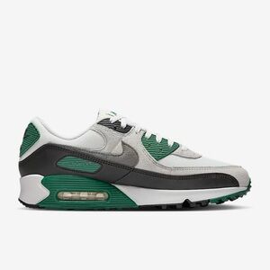 Nike Air Max Sneakers - White, Green, Gray
